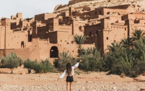 Ksar de Aït Ben Haddou no sul de Marrocos